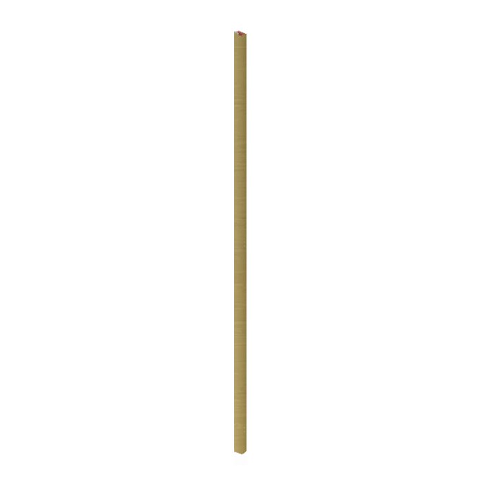 Perfil de extensión mampara Baho Orizon Oro cepillado