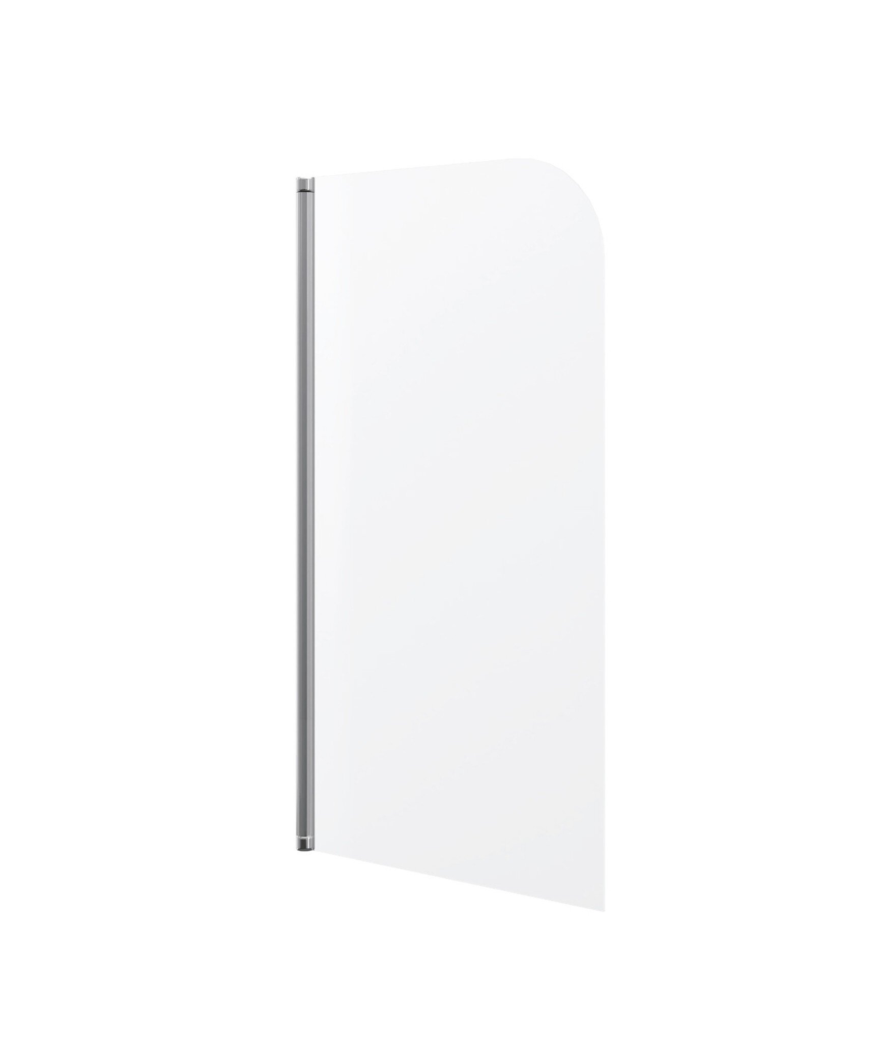 Mampara para bañera Baho Sion 1 hoja aluminio transparente