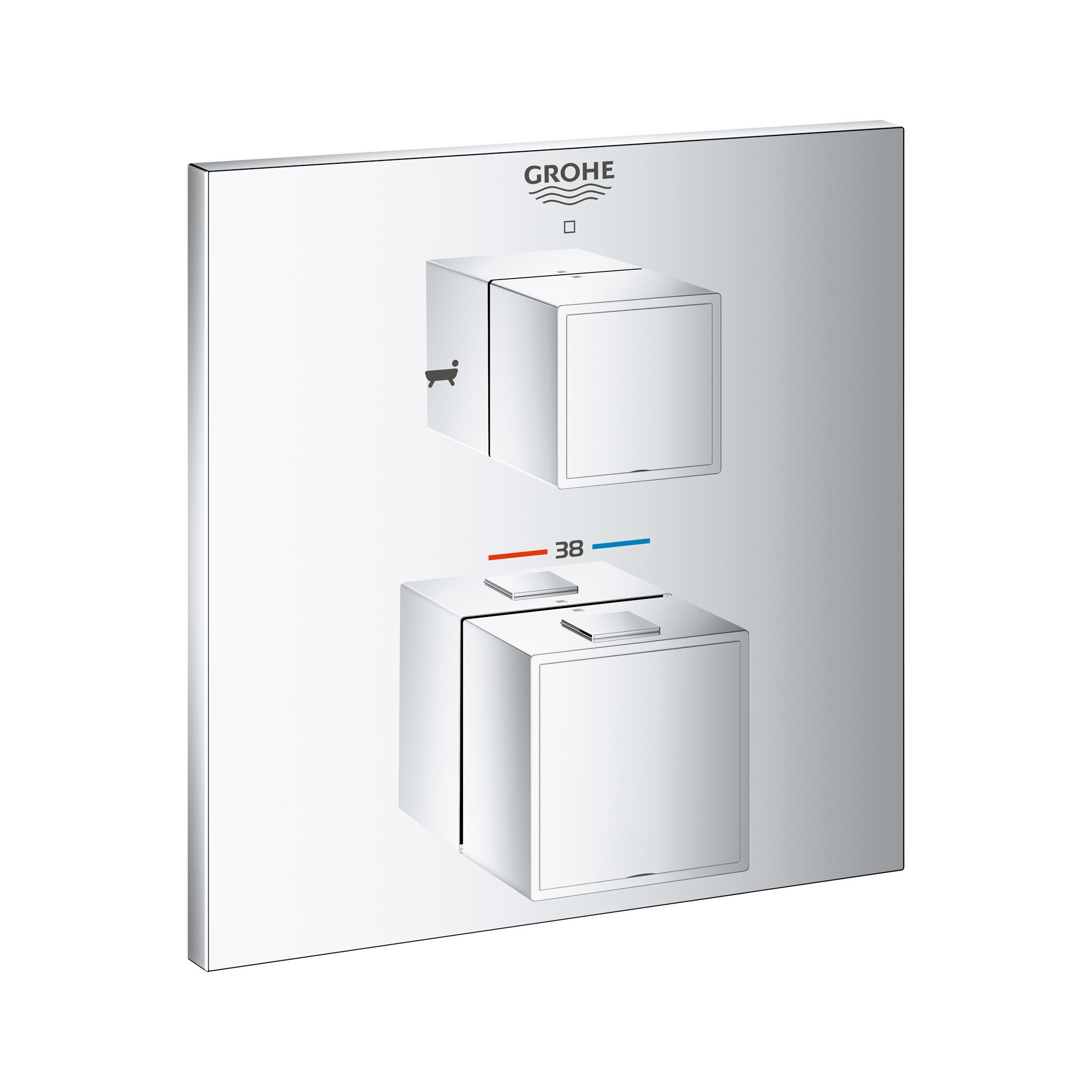 Grohe 24155000 GTH Cube Termostato Emp baño ducha Aquad
