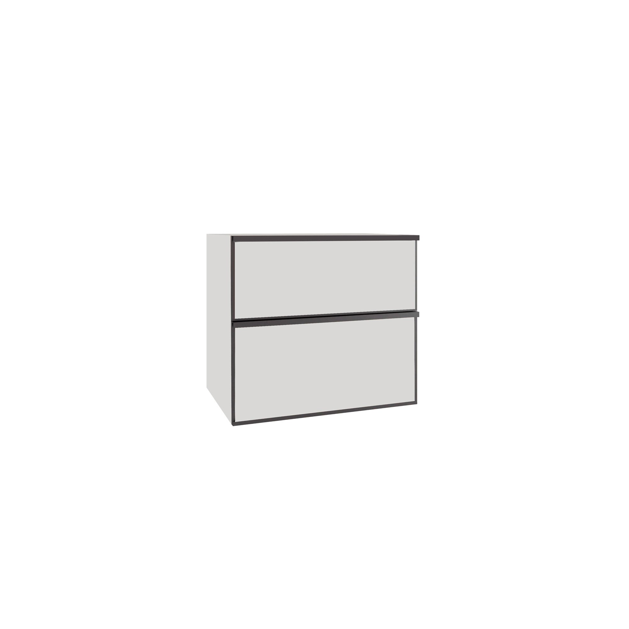 Mueble Baho Quadro suspendido 60x45cm Gris Nube Mate