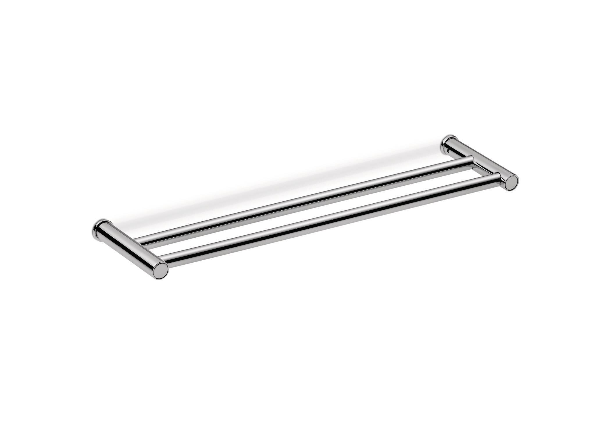 Toallero barra doble Baho Dott 50 cm cromo (atornillar)