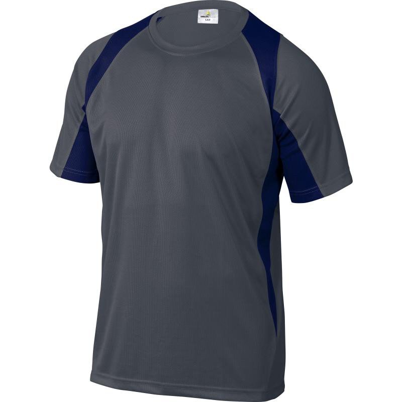Pz.Deltaplus camiseta bali gris/azul marino t.m