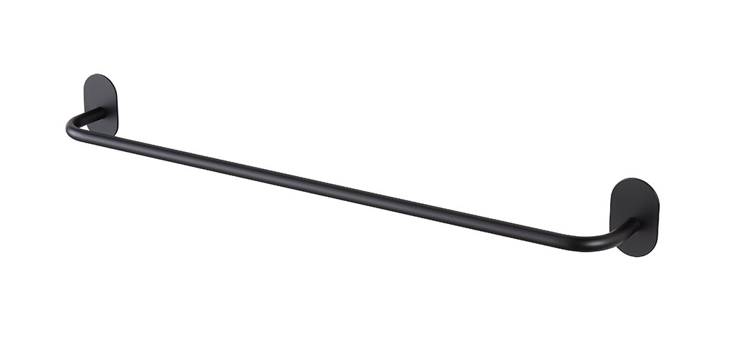 Toallero Baho Bolt negro 40cm (adhesivo 3M)