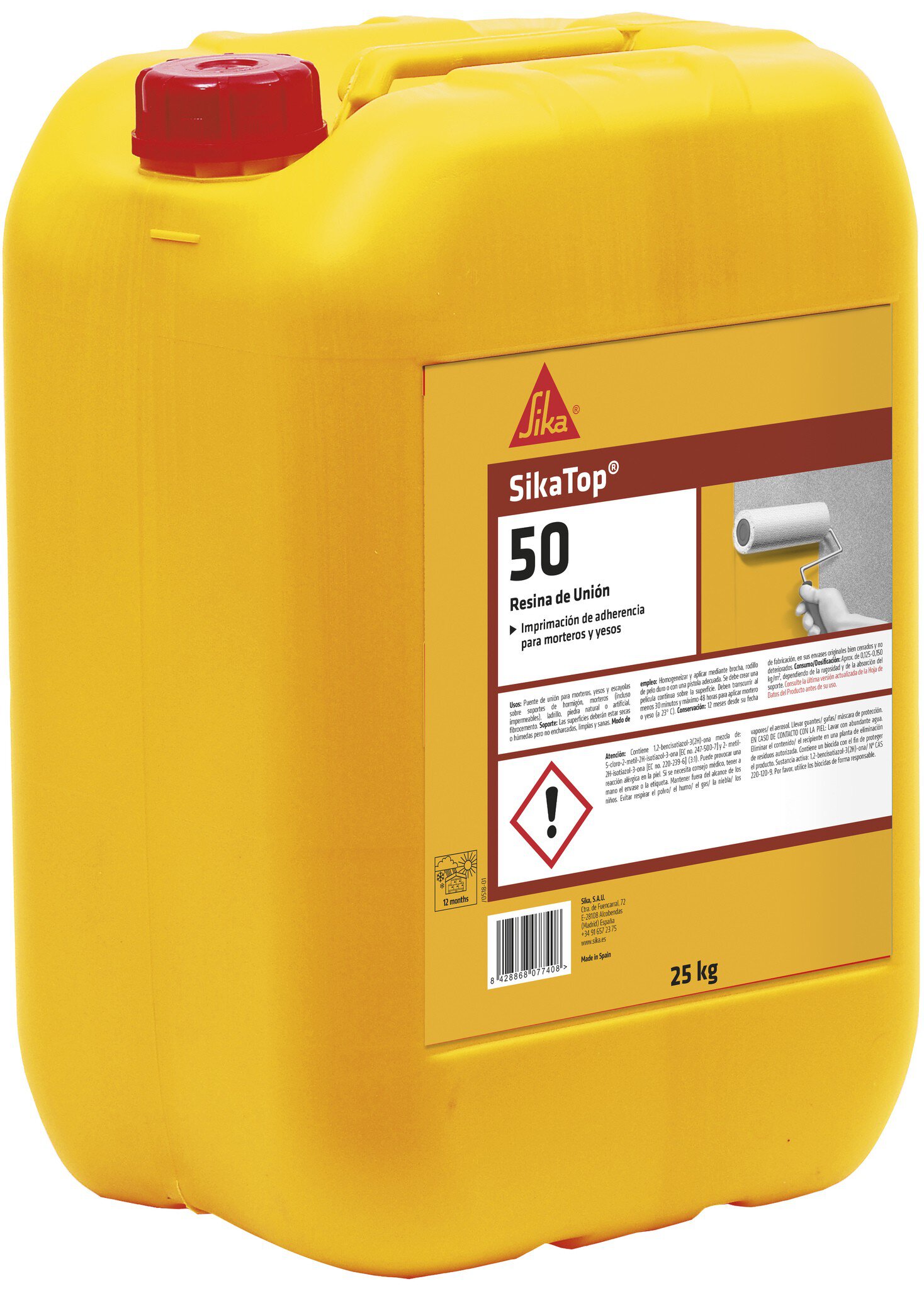 Bote Sika Imprimación de adherencia SIKATOP-50 Resina de unión 25kg