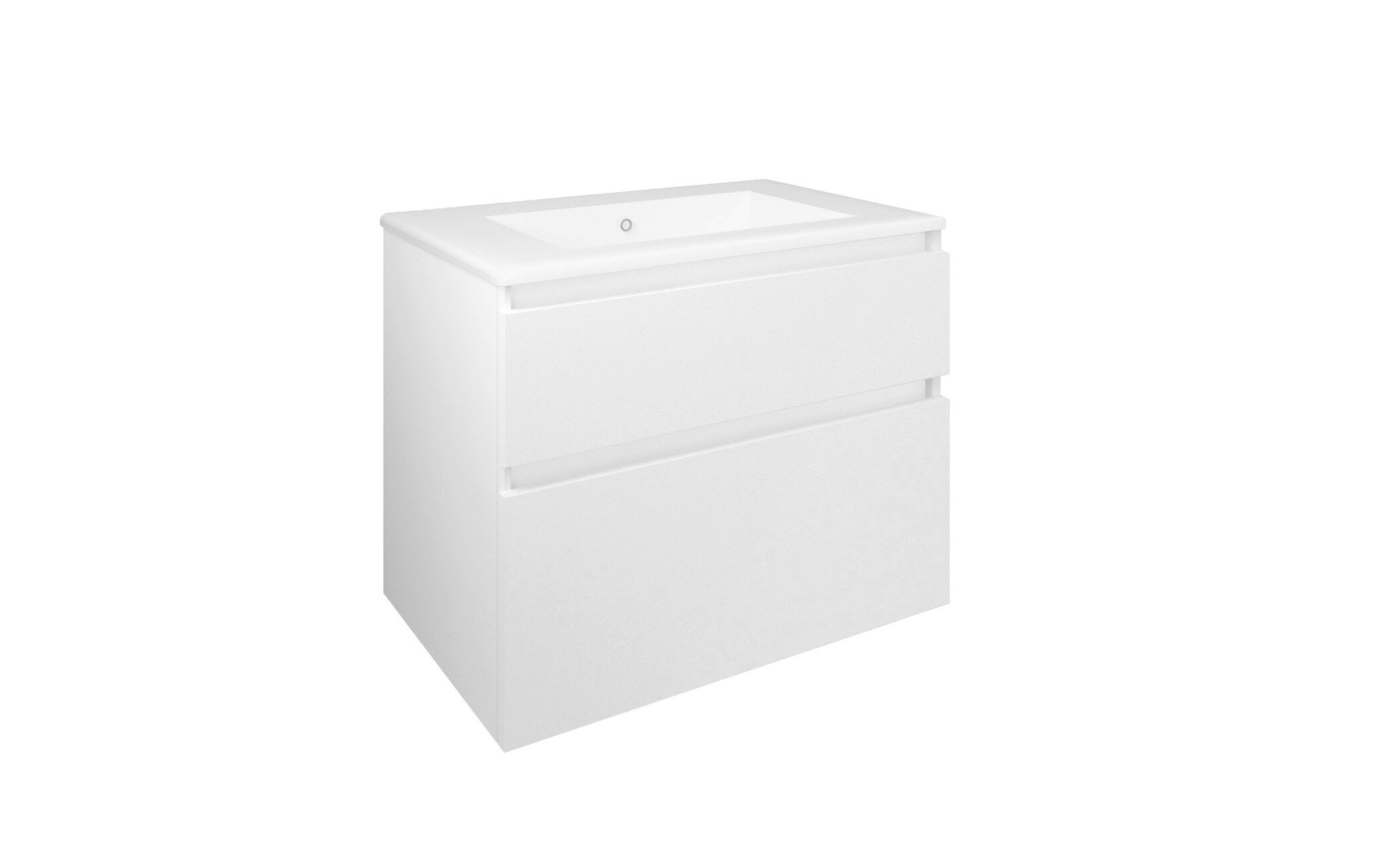 Mueble Baho Manning suspendido 70 blanco mate