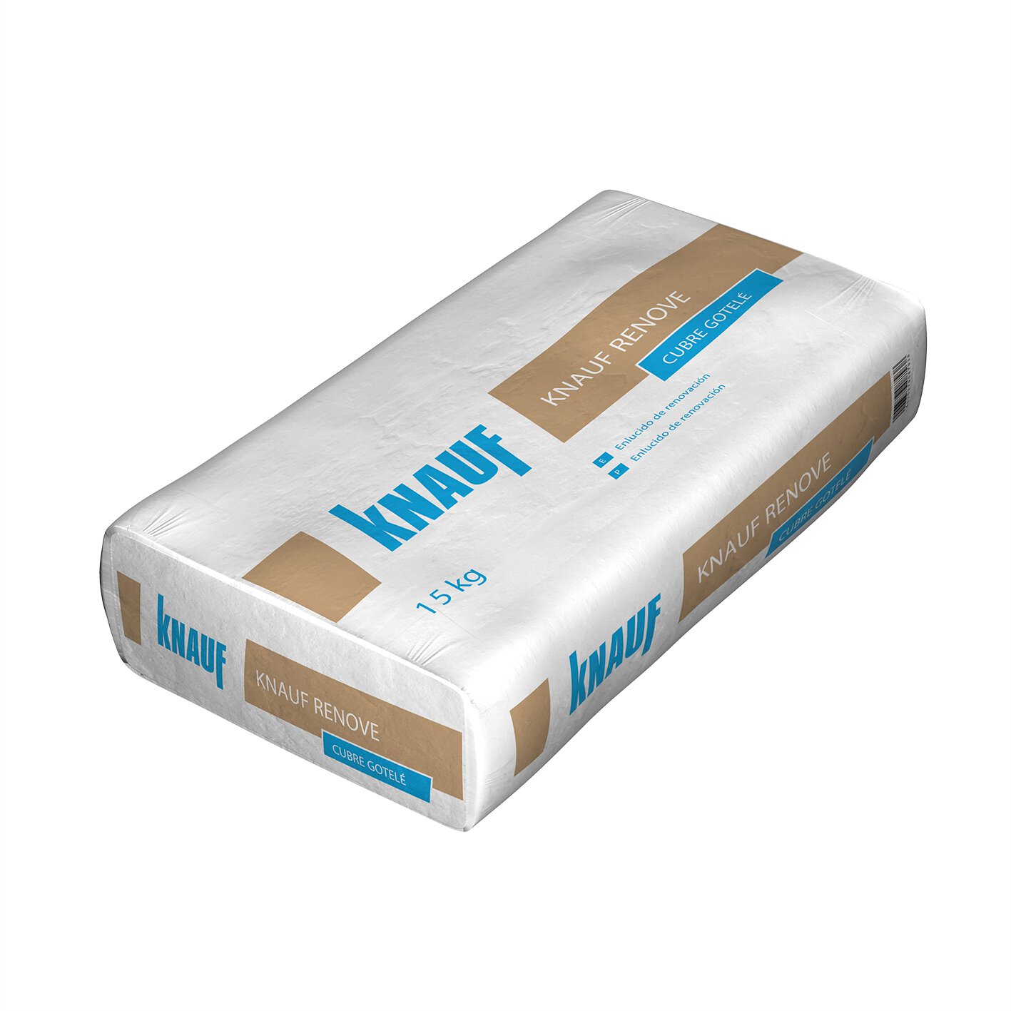Saco enlucido cubregotelé acabado liso RENOVE aplicación manual 15 kg (652572) D2