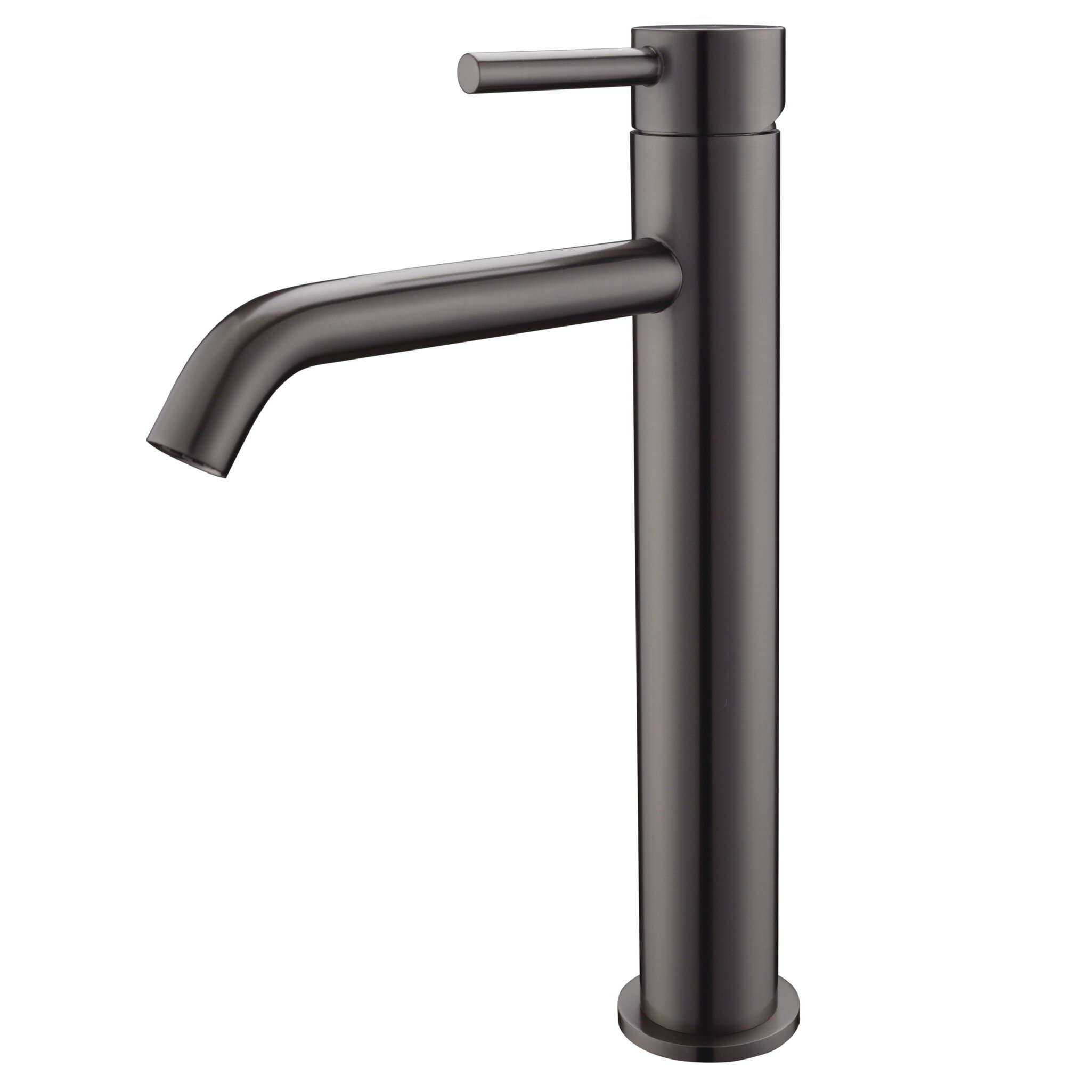 Grifo de lavabo caño alto Baho Rondo gunmetal