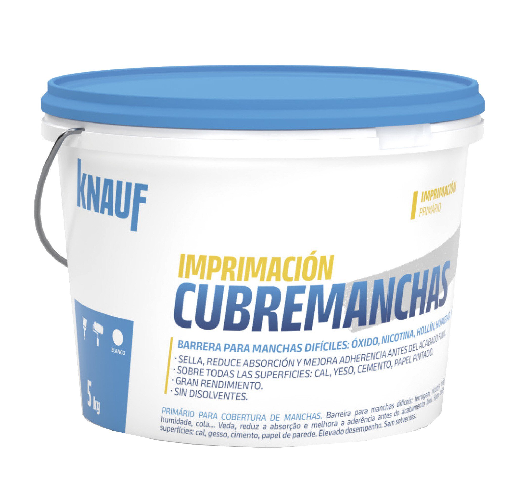 Cubo Imprimación cubremanchas (placas con óxido) 5 kg (856718) D2