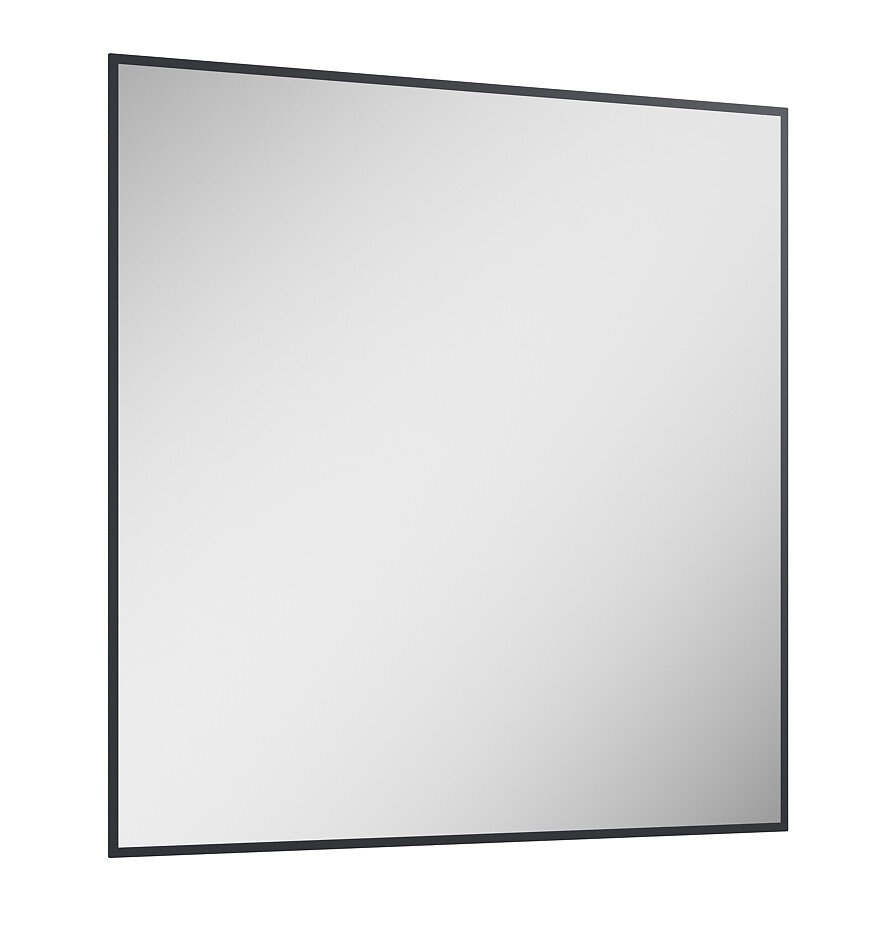Espejo Baho Nero 80x80 marco negro