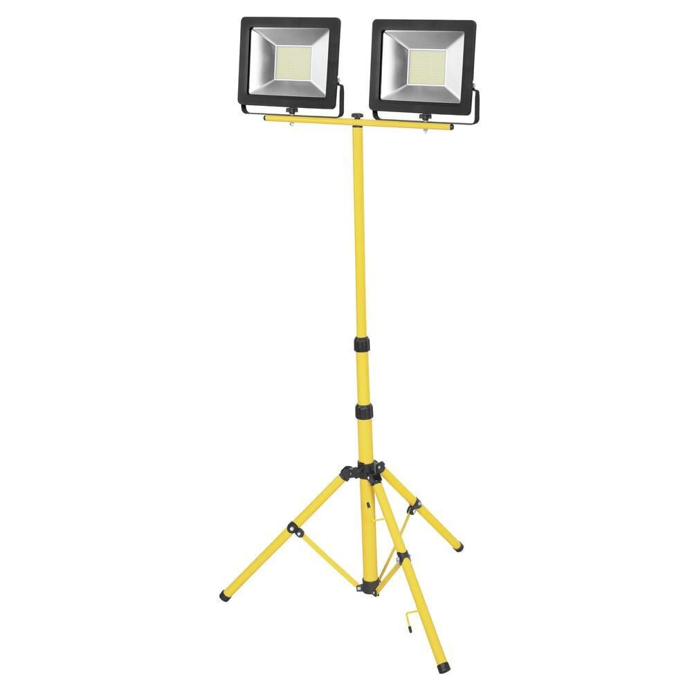 Pz. Matel proyector led doble con tripode IP65 2x30w 6400k 2x2370lm