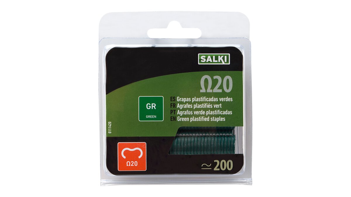 Caja desa omega 20 grapa verde (200 ud)