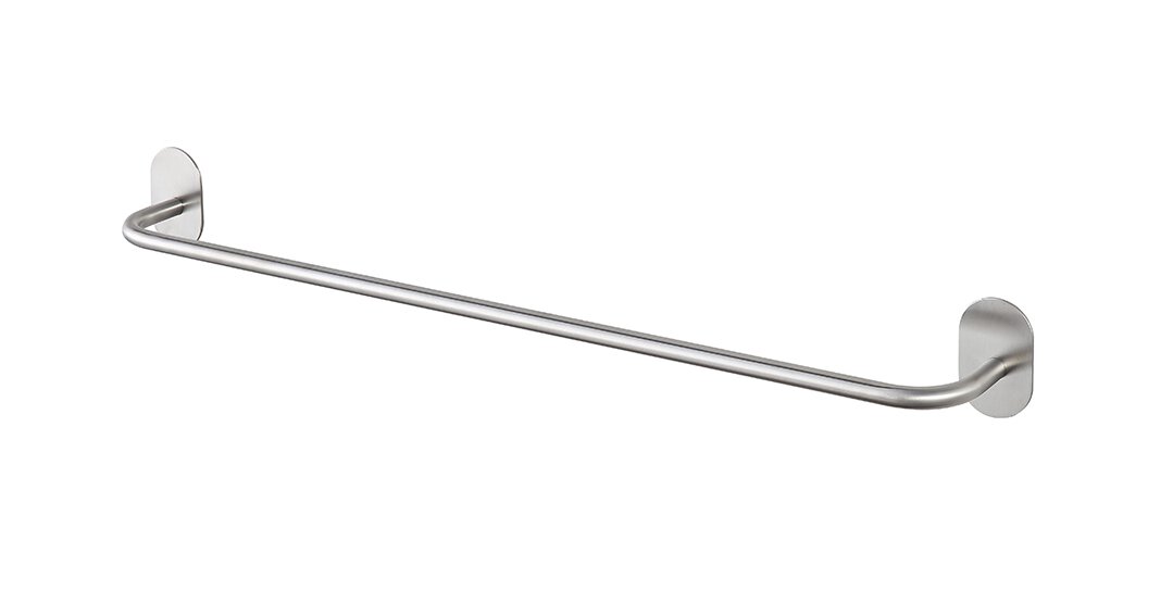 Toallero Baho Bolt acero cepillado 40cm (adhesivo 3M)