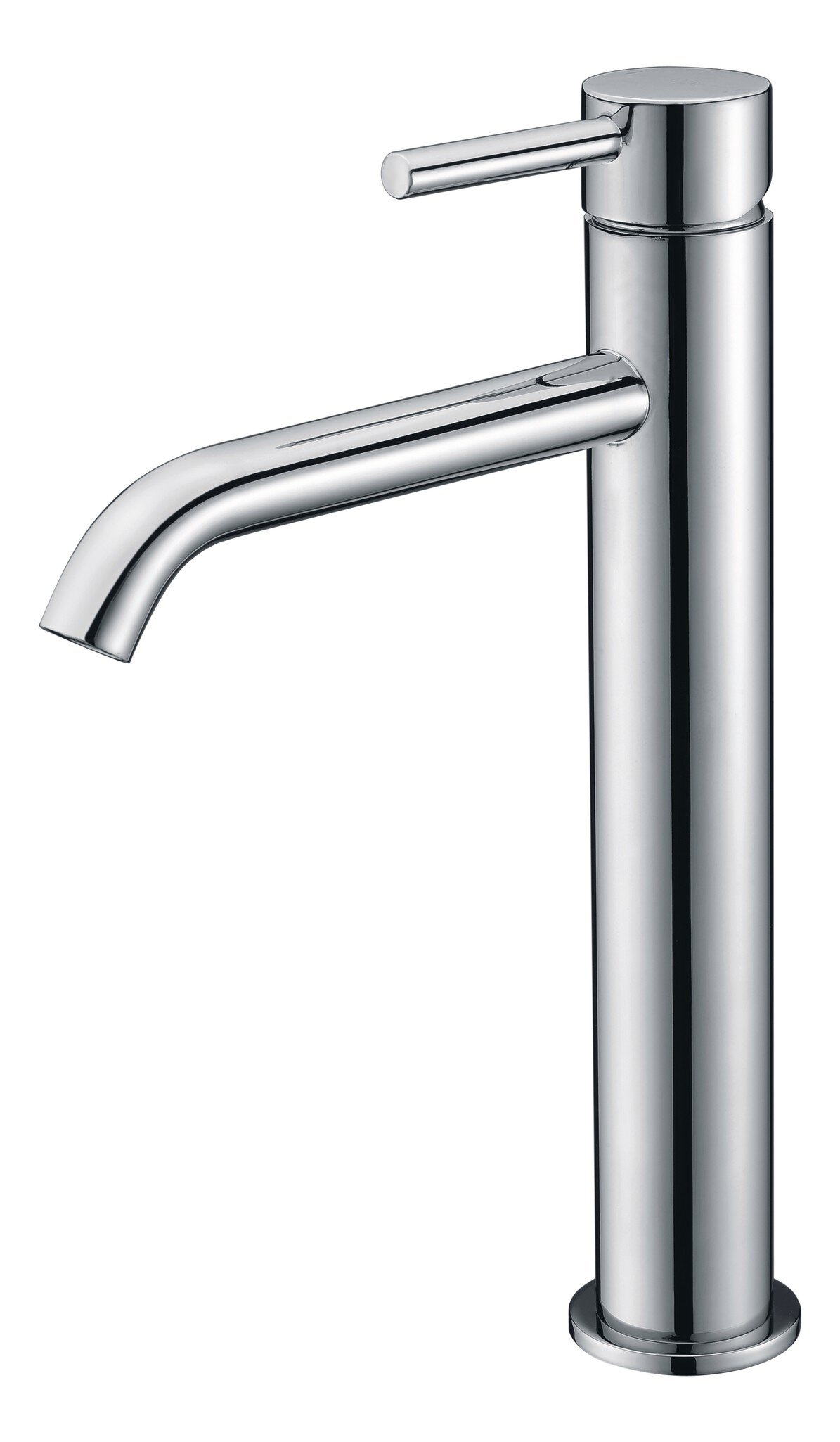 Grifo de lavabo caño alto Baho Rondo cromo