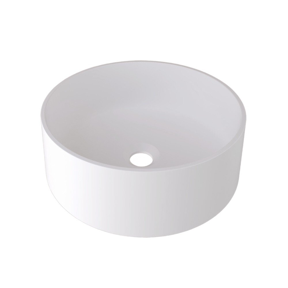 Lavabo Baho Bianco redondo diam.37