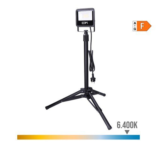 Pz. EDM proyector led con tripode 30w 6400k 2370lm ref.70412