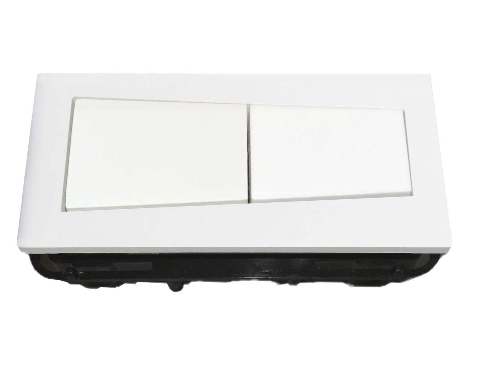 Pulsador para sanitario COMPO/ERIO blanco rectangular