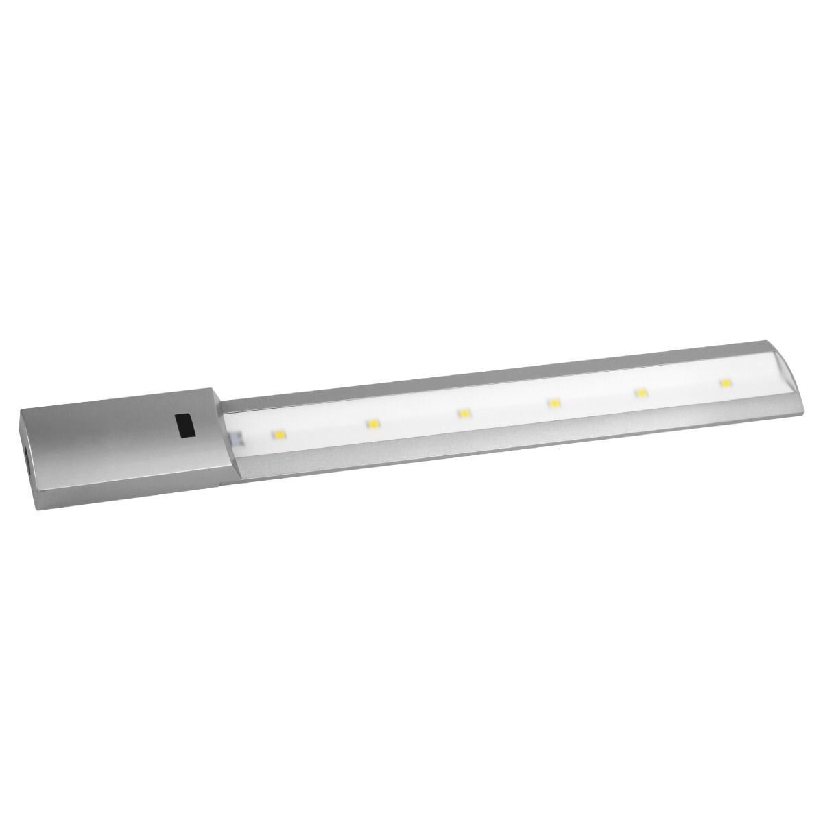 Pz. Matel regleta led plata con sensor 44x5.5cm. 7w luz fría