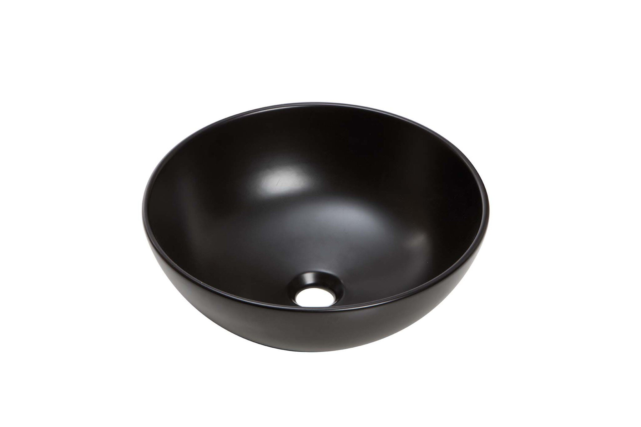 Lavabo Baho Ovo diam.40 negro mate