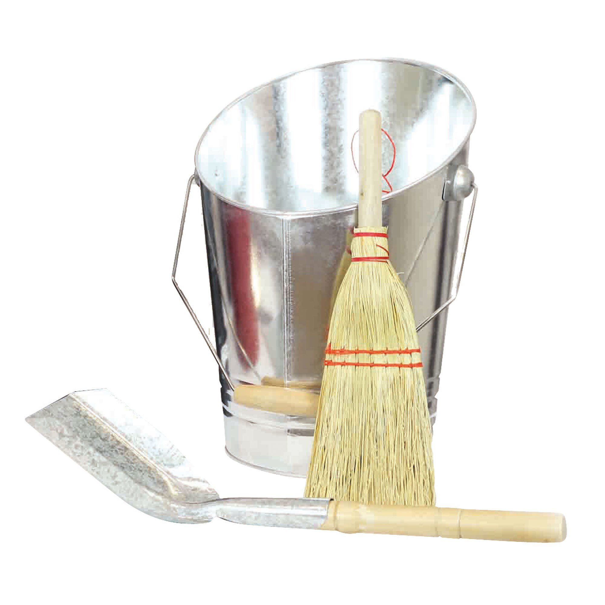 Kit recogecenizas (cubo pala y escoba)