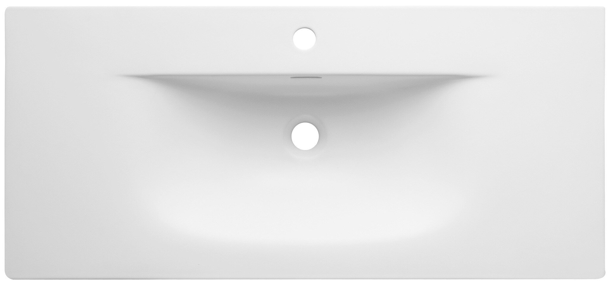 Lavabo Baho Sena 101x46 blanco mate