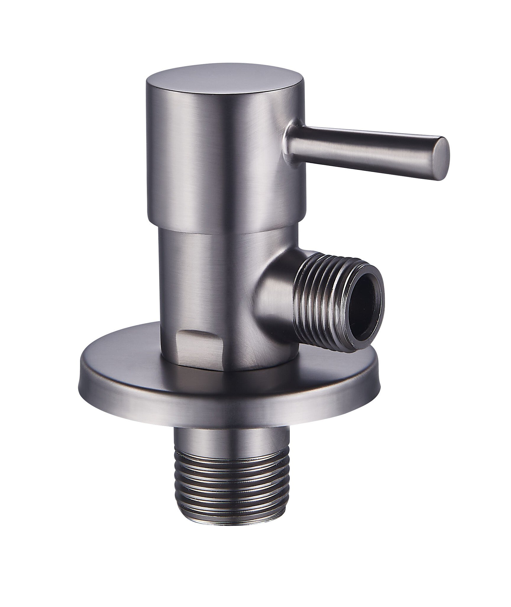 Pz. Baho llave de paso latón redonda Rondo gunmetal