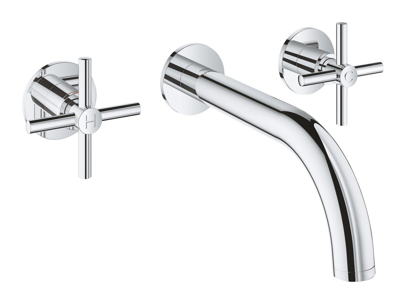 Grohe 20661000 atrio new batería de lavabo mural s-size maneta en cruz