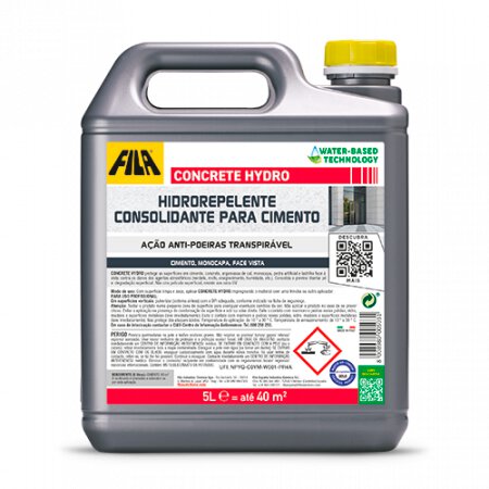 Bote (5l) Fila hidrorepelente consolidante para cemento Concrete Hydro