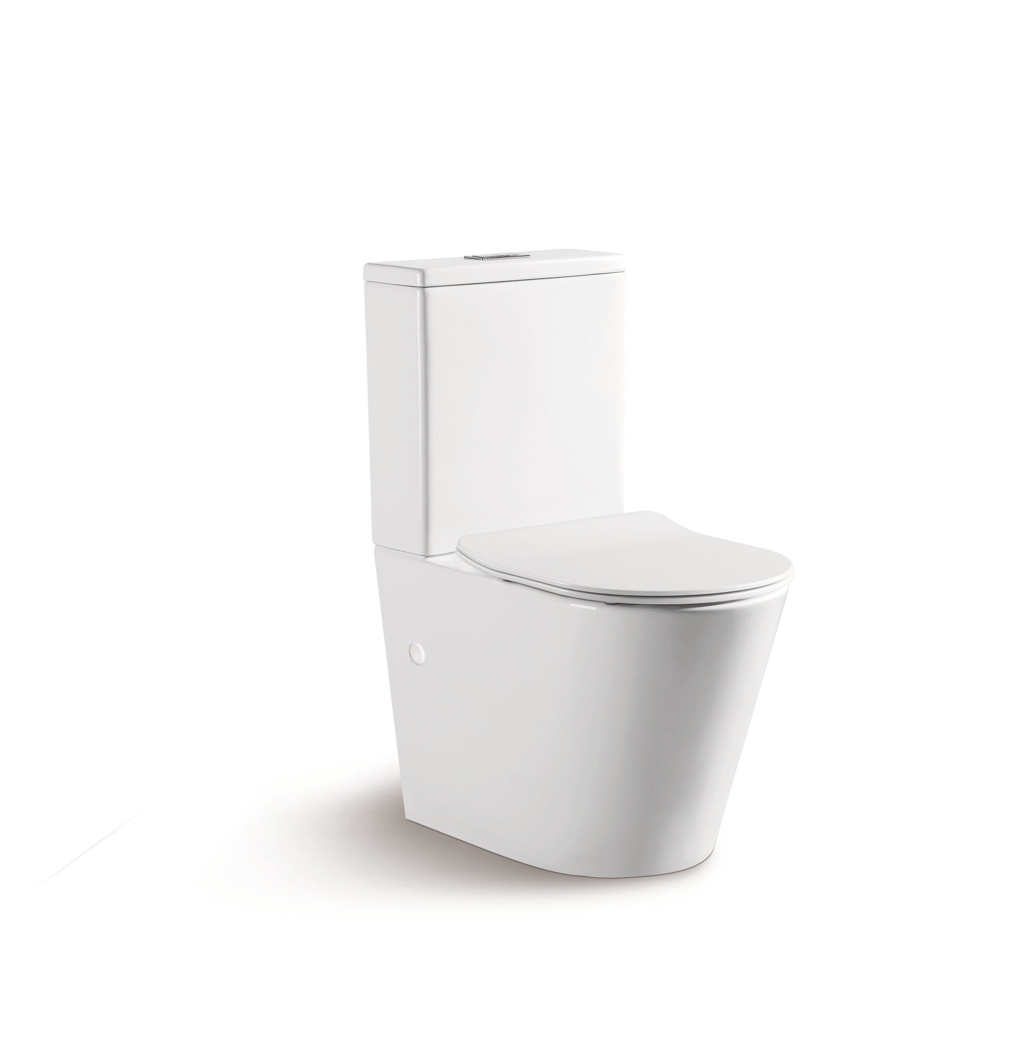 Serie Compo Baho taza carenada Rimless con tapa amortiguada