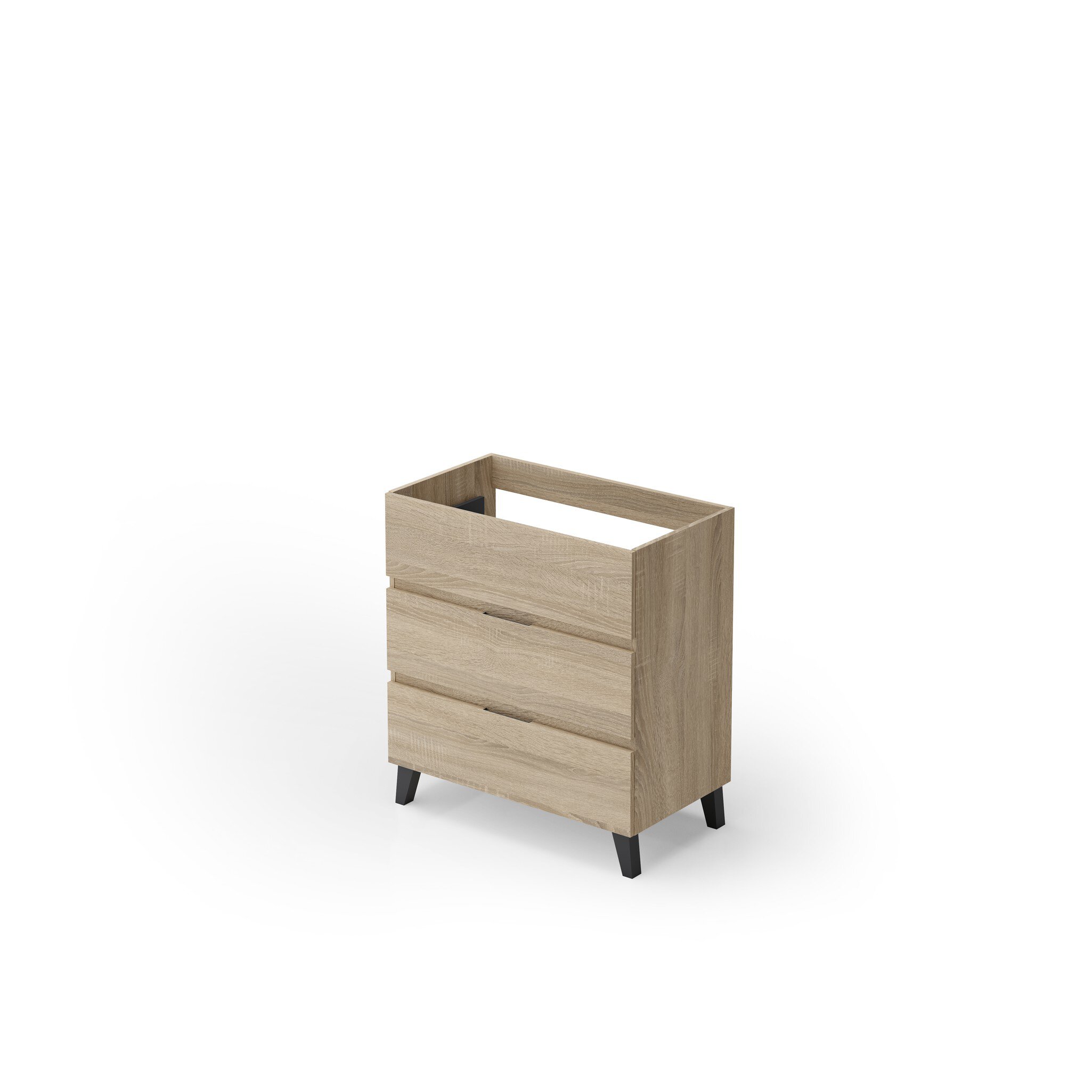 Mueble Baho Manning 3C a suelo 80 roble cambrian