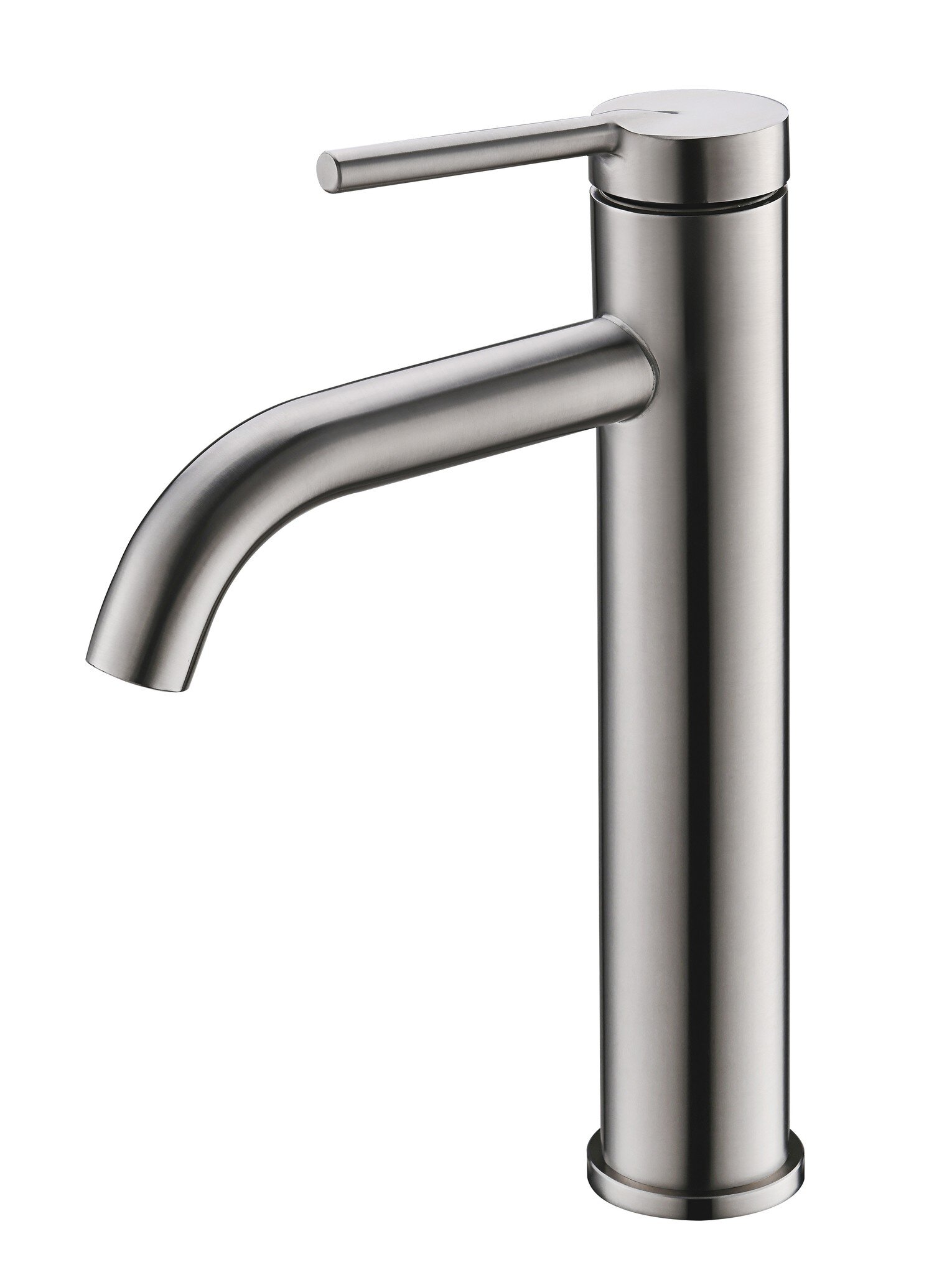 Grifo lavabo caño alto Baho Acero