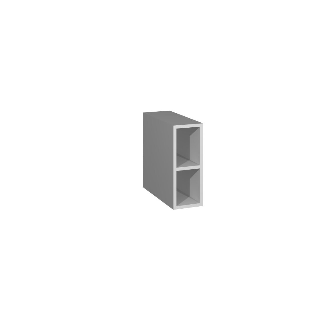 Modulo estantes 20 Baho Lucca blanco mate