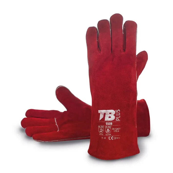 Pz. Guantes Tomas Bodero 910B soldador con protección térmica calor - talla 9