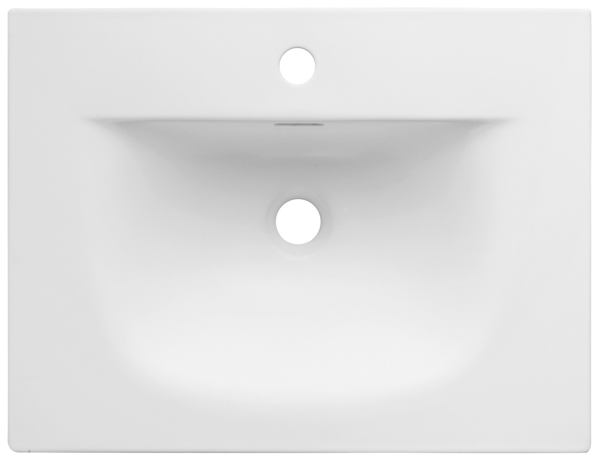 Lavabo Baho Sena 61x46 blanco mate
