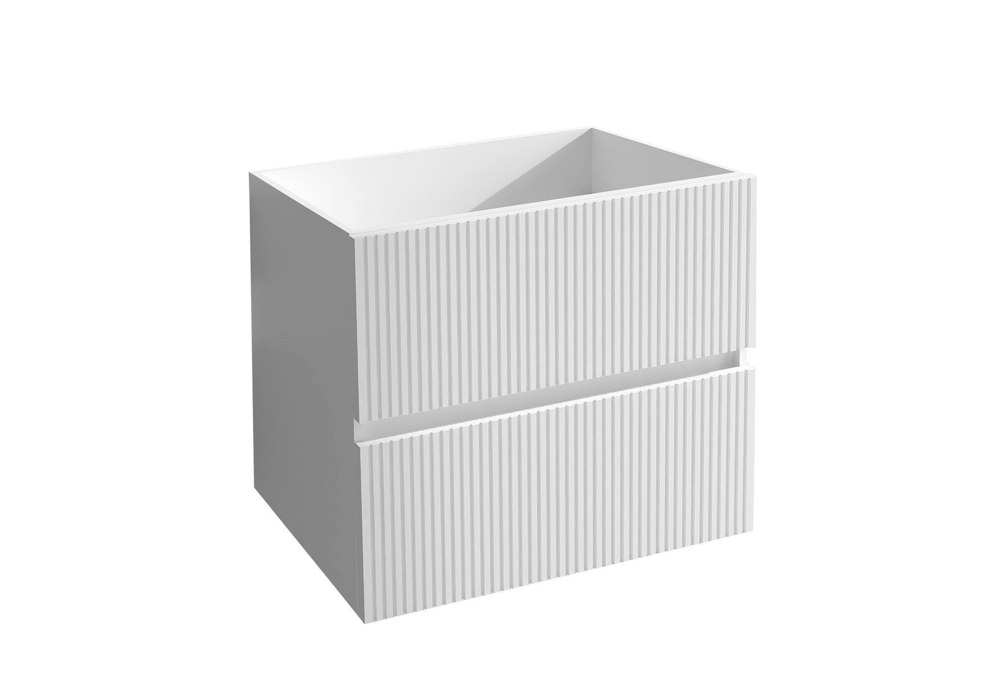 Mueble Baho Vertia 2C suspendido 60x45 Blanco mate