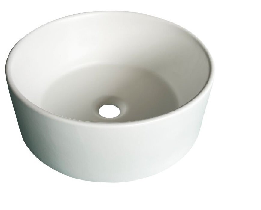 Lavabo Ópalo Baho redondo diam.40,5 blanco mate