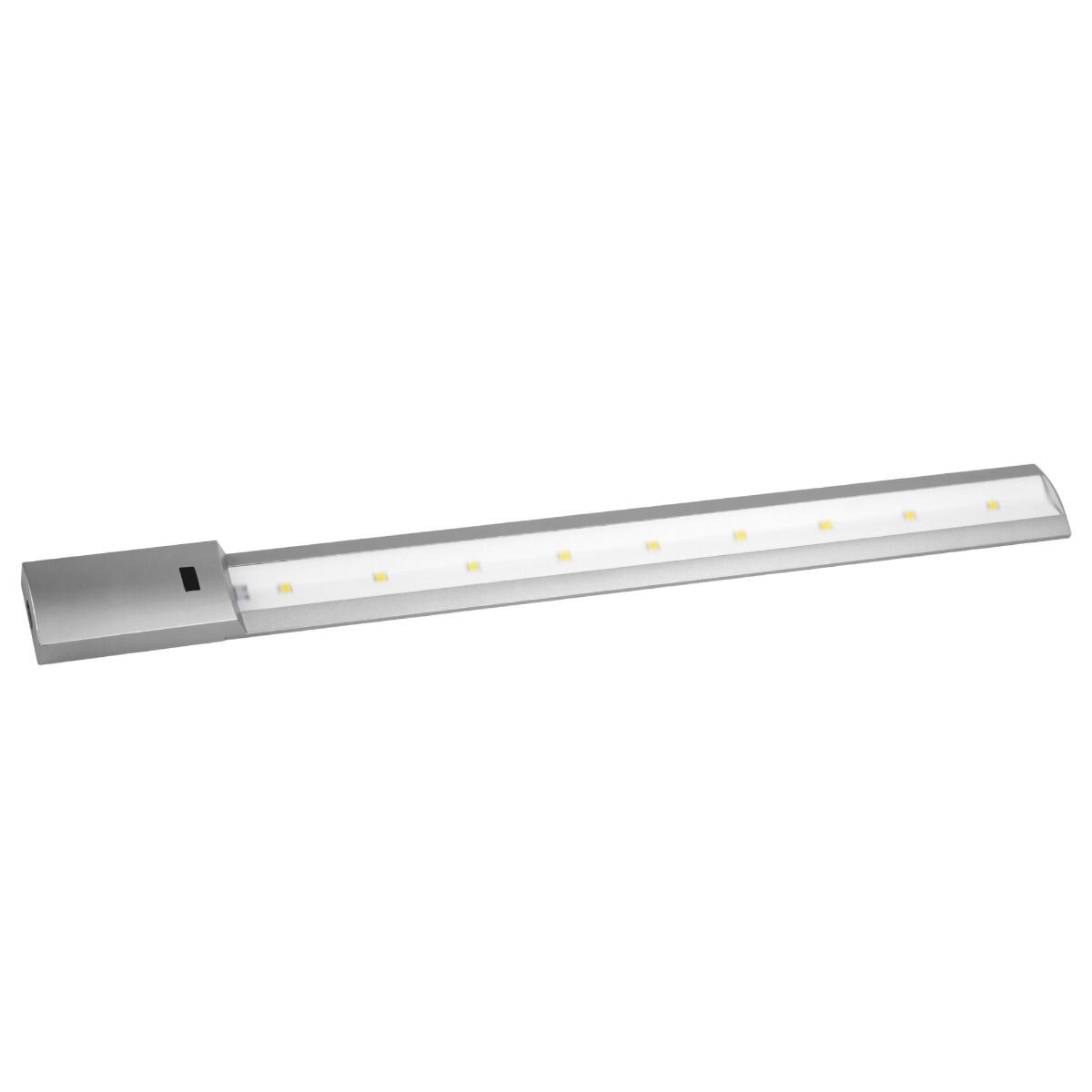 Pz. Matel regleta led plata con sensor 60x5.5cm. 10w luz fría