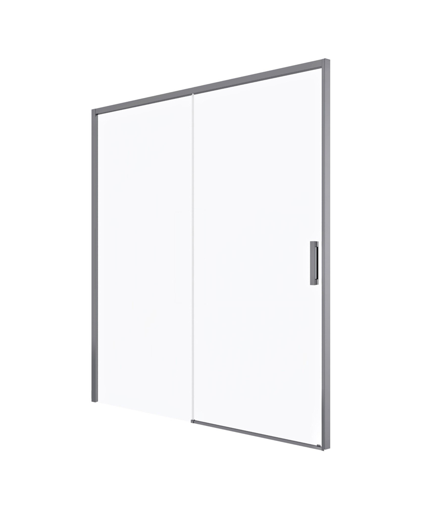 Mampara Baho Palio ducha frontal transparente 195cm (127-130)
