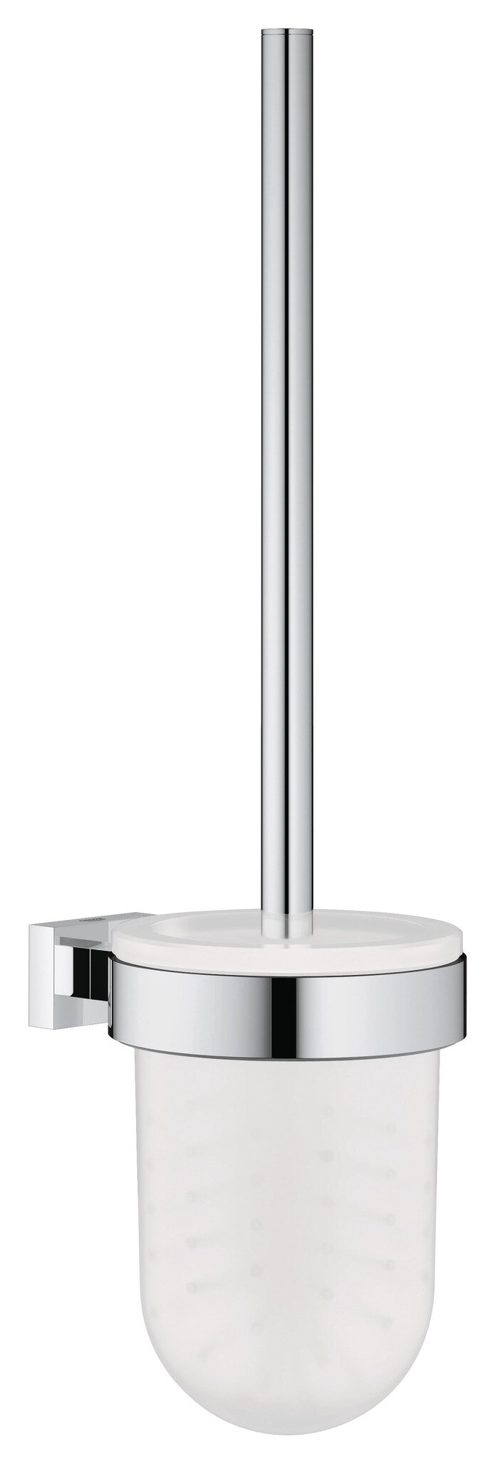 Grohe 40513001 essentials cube toilet brush set