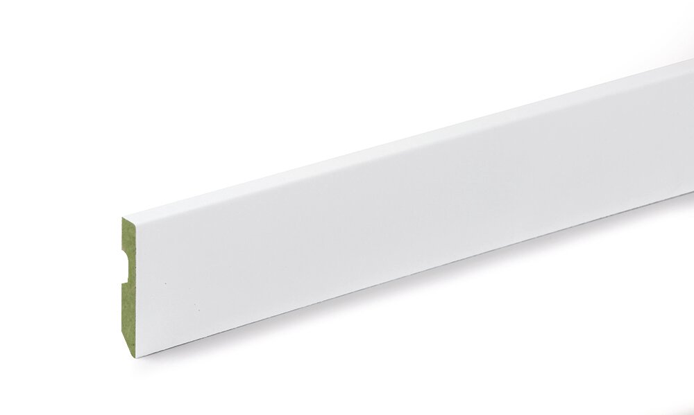 Pz.suelo laminado rodapie 70x14 mm blanco a 2250 mm