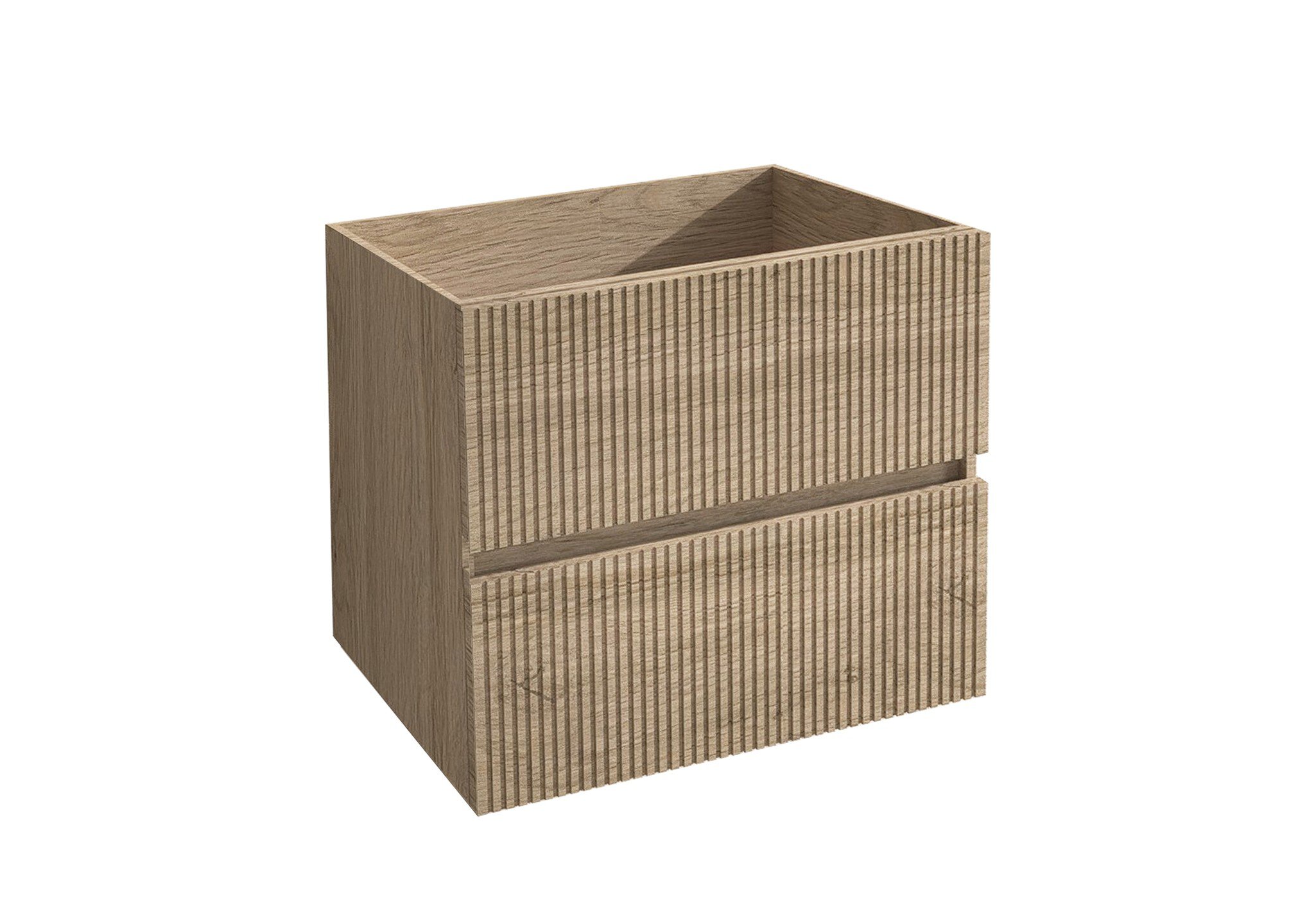 Mueble Baho Vertia 2C suspendido 60x45 Roble pegaso