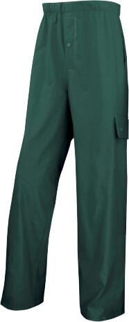 Pz. Deltaplus pantalón lluvia poliuretano 850 verde M