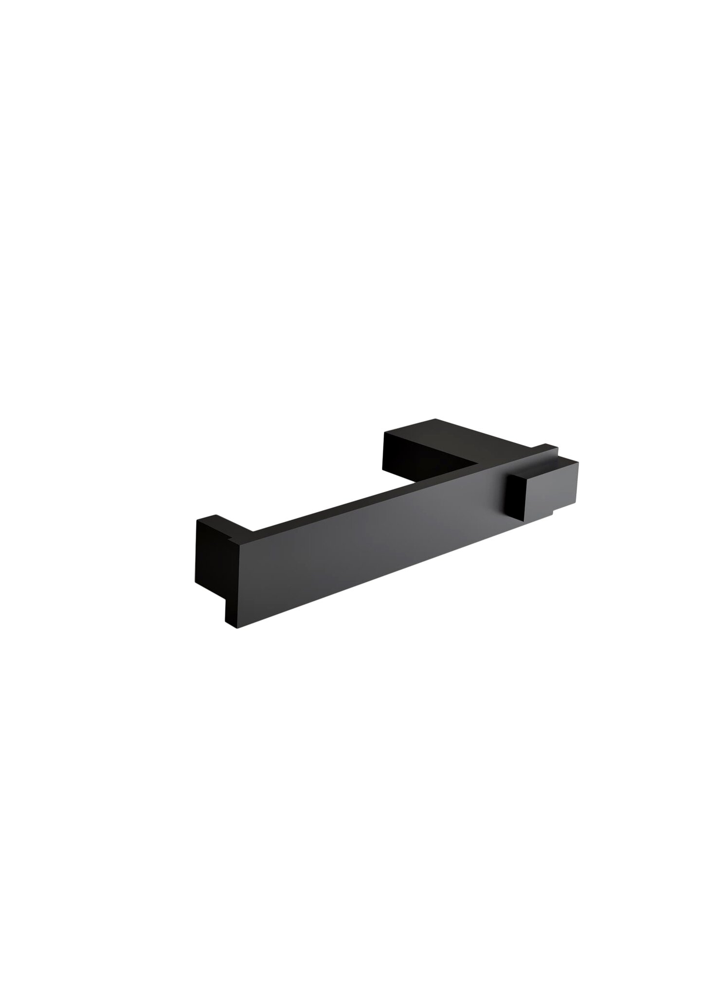 Portarrollos lateral Baho Eyra negro mate (atornillar)