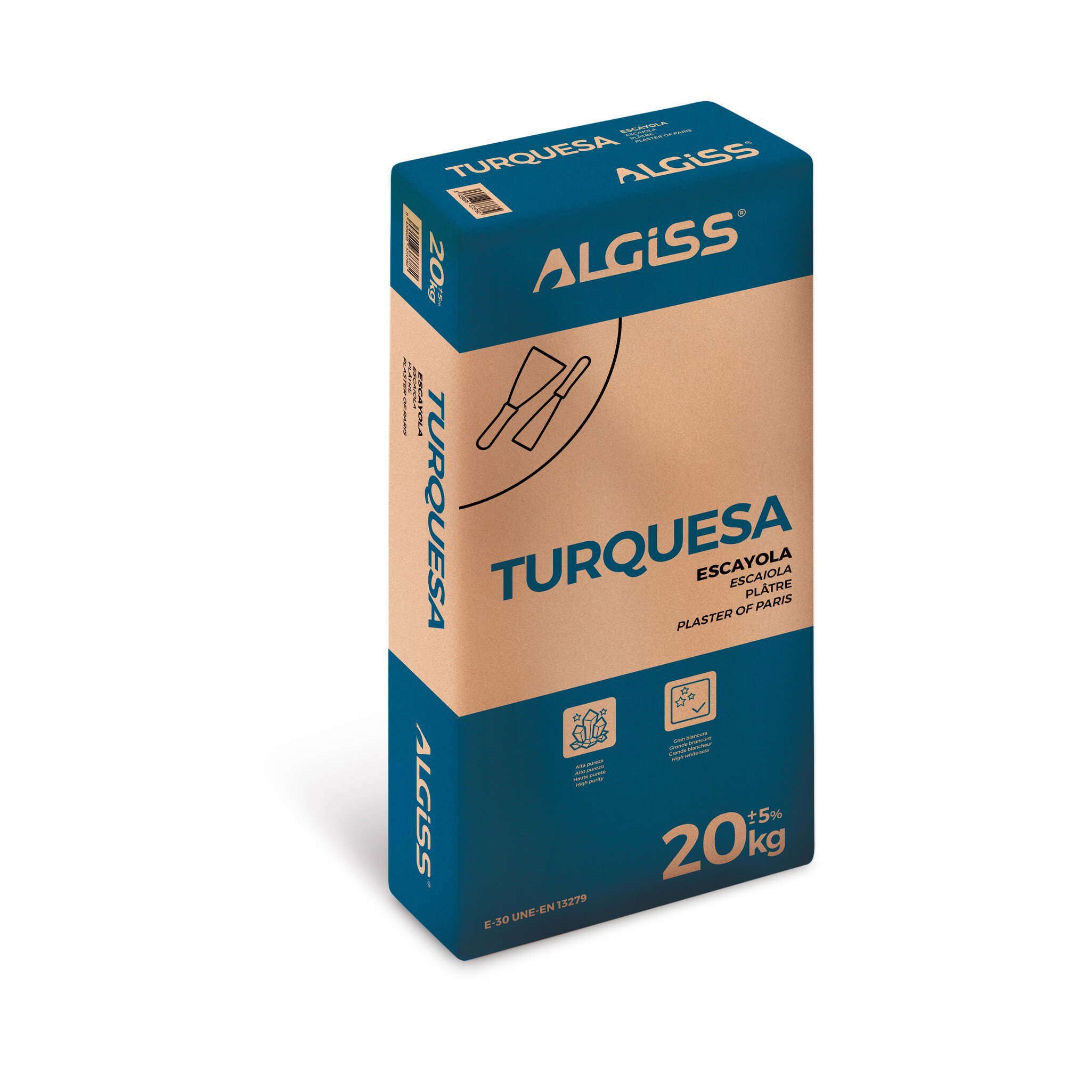 Saco escayola Algiss turquesa r s (20kg)