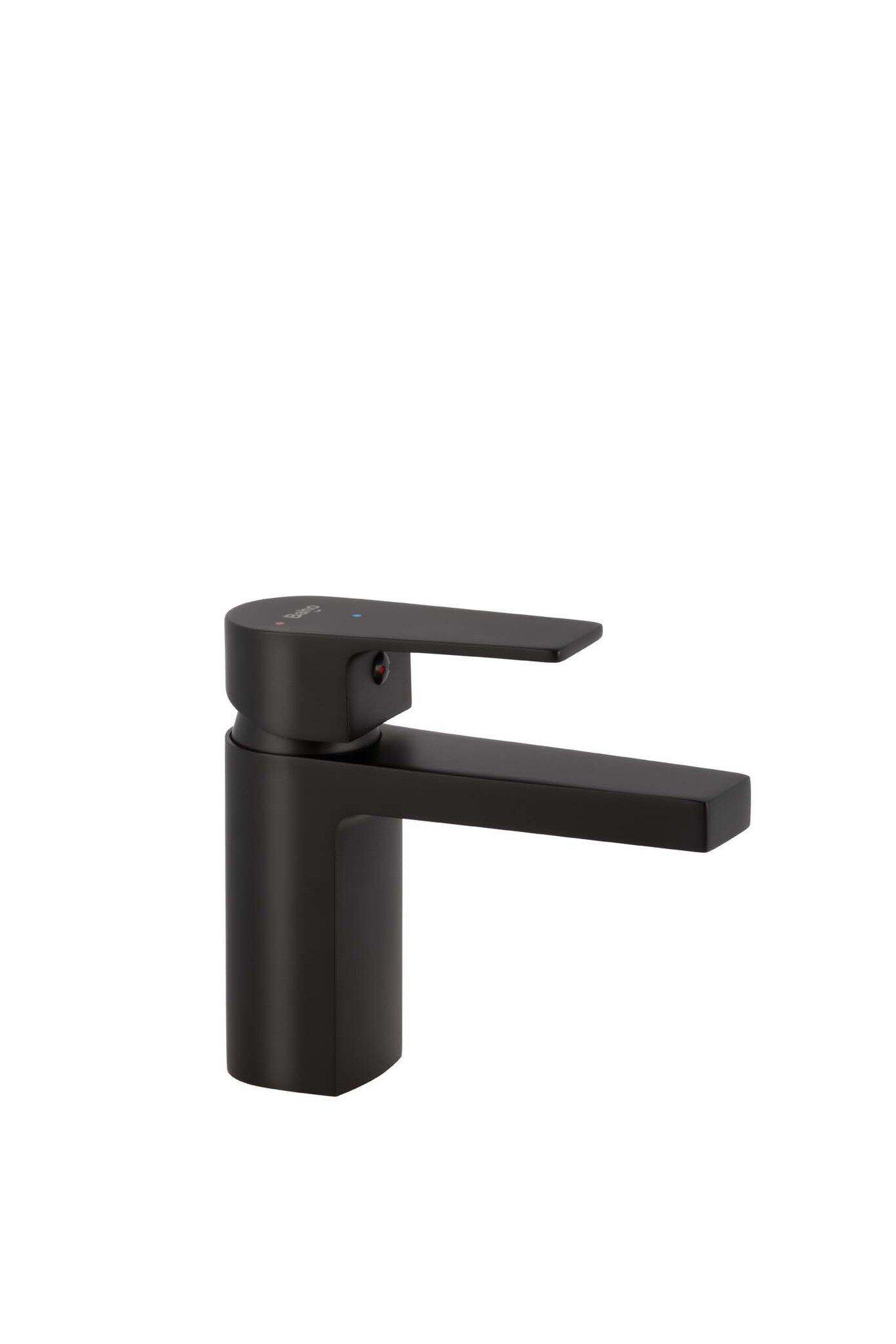Grifo de lavabo XL Baho Plano negro