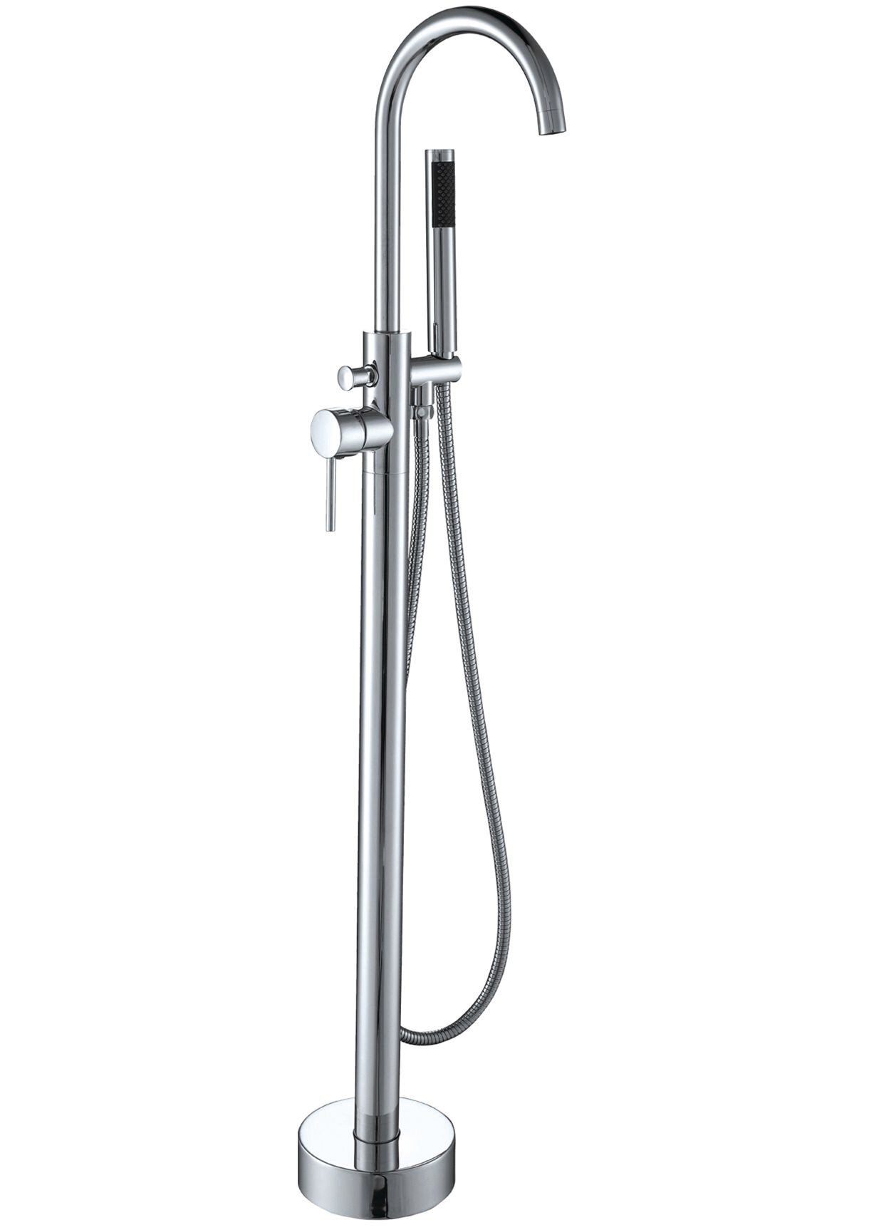 Grifo de bañera Baho Rondo Exenta cromo