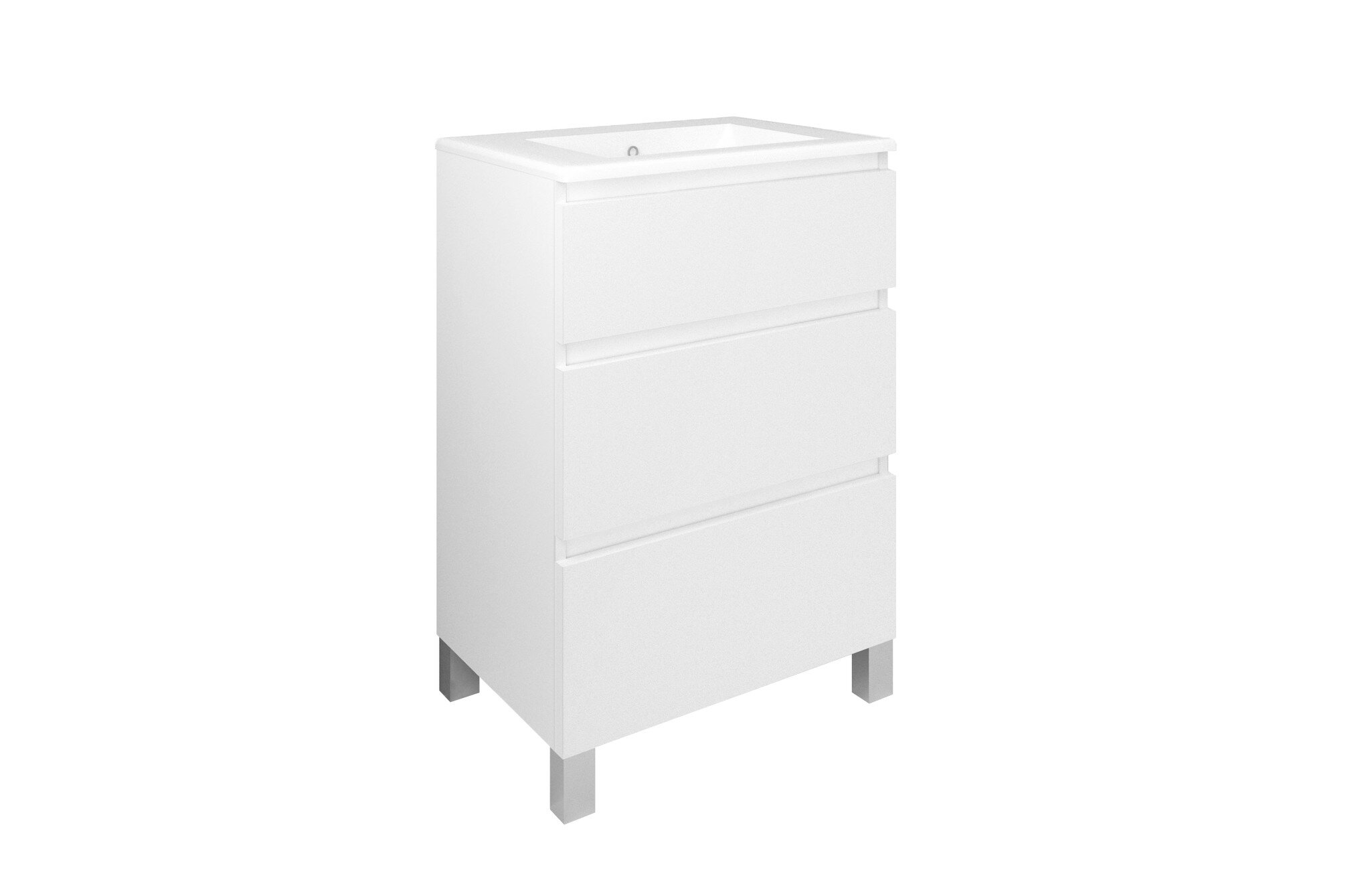 Mueble Baho Manning a suelo 60 fondo reducido blanco