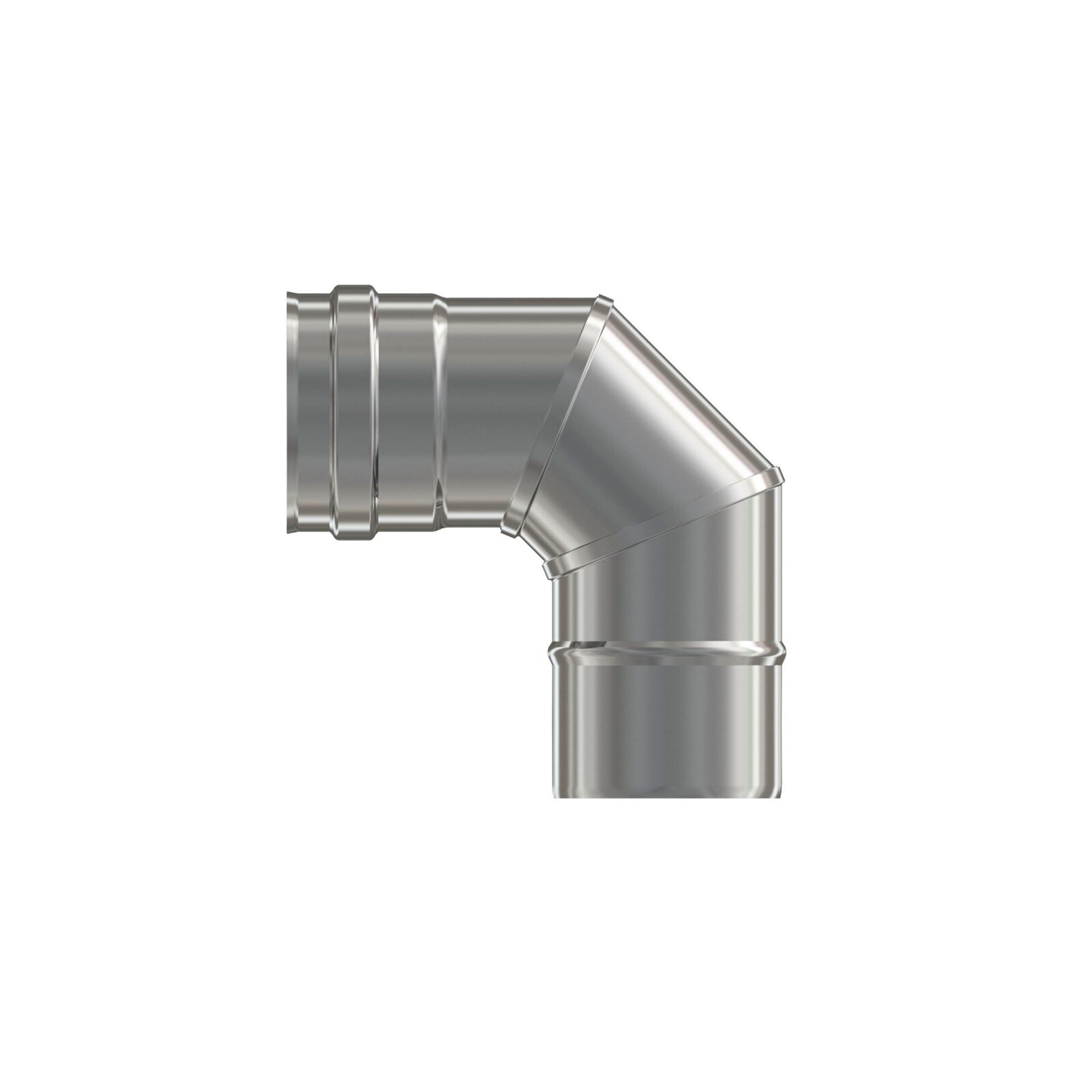 Pz.Exojo Codo 90º Acero Inox Aisi 316L para pellet