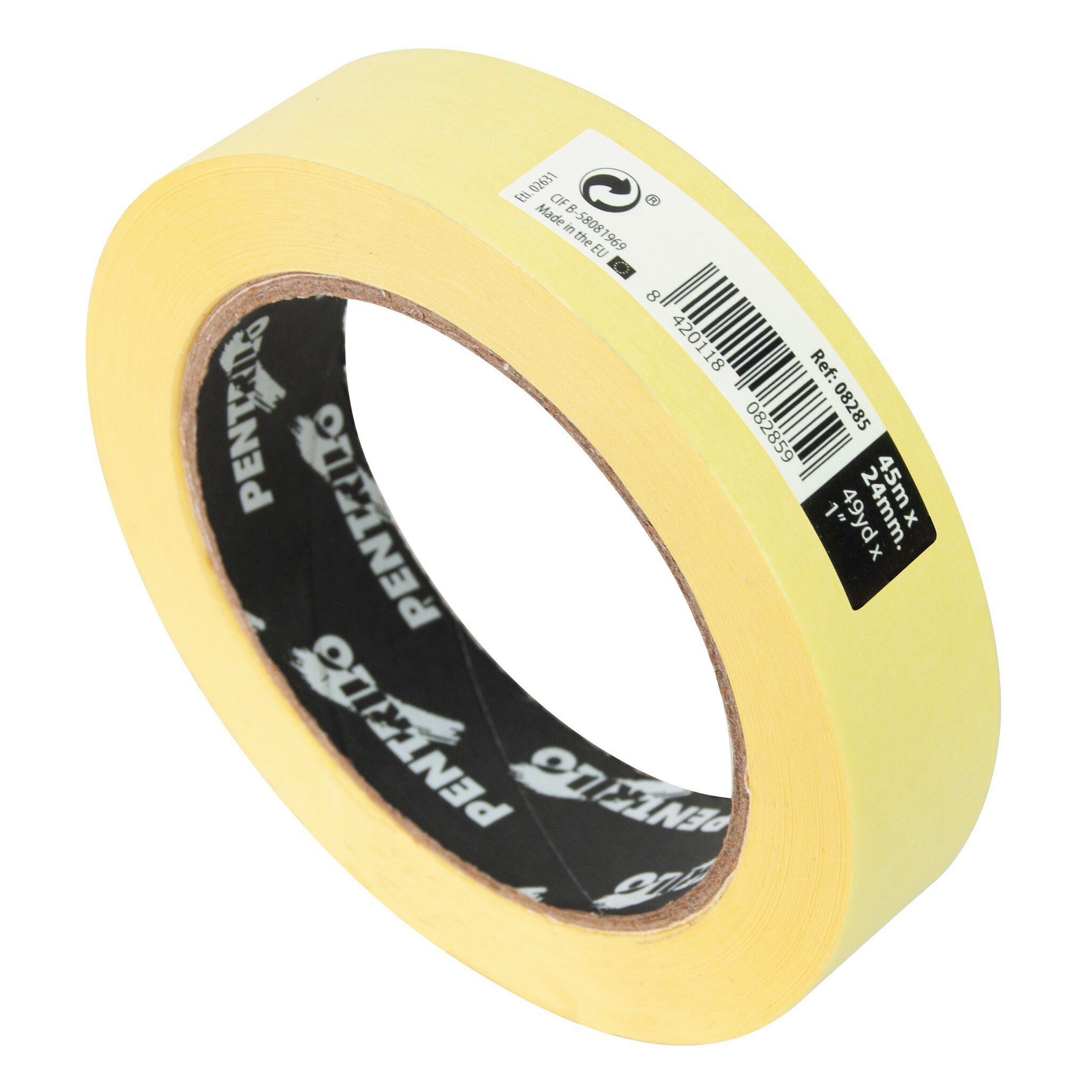 Pz. Cinta krepp Pentrilo c/adhesivo caucho sintetico 36 mm