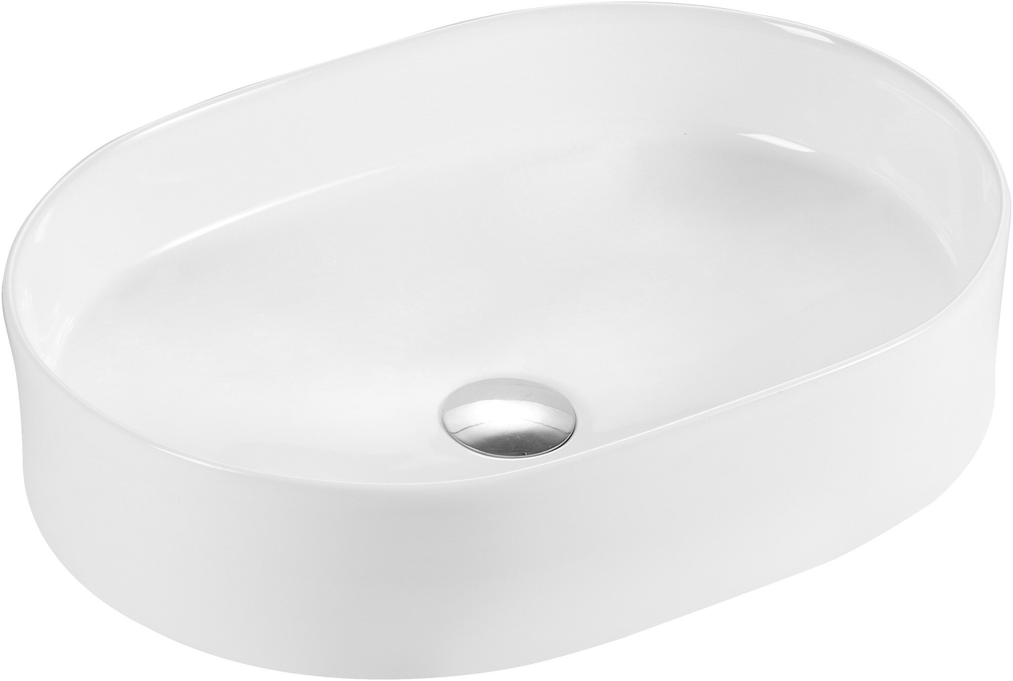 Lavabo Ópalo Baho ovalado diam.40,5 blanco brillo