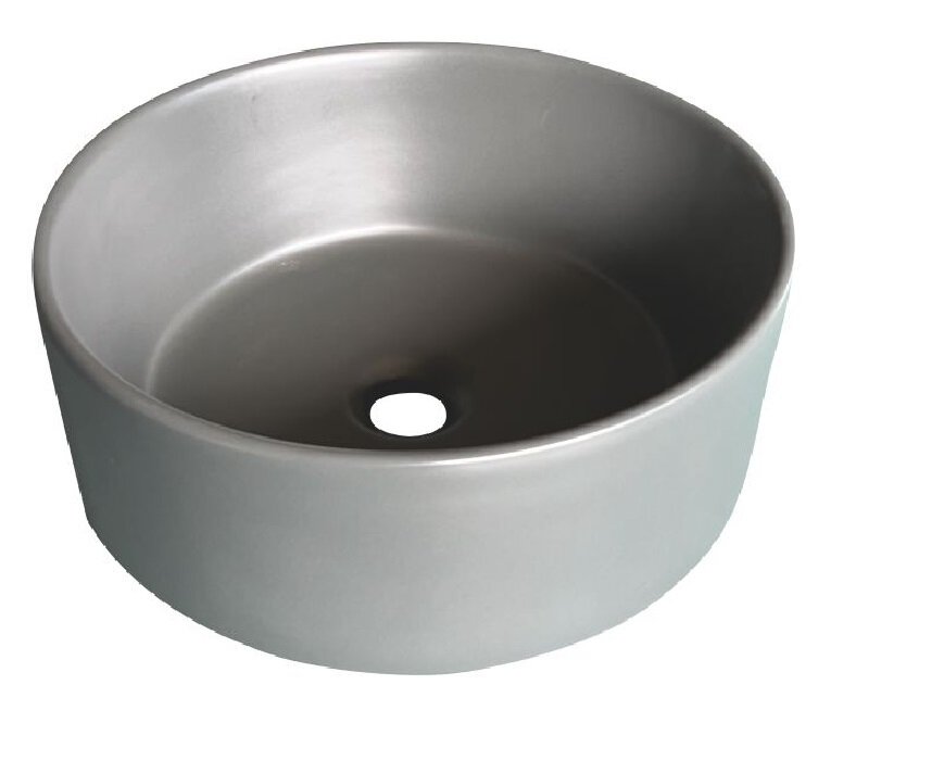 Lavabo Ópalo Baho redondo diam.40,5 gris antracita mate